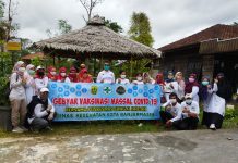 GEBYAR VAKSINASI MASSAL DI SUNGAI BIUKU KEJAR TARGET 75% HEIGHT IMMUNITY