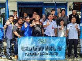 Darurat Narkoba, Kesbangpol Kabupaten Barito Selatan Sambangi Kantor PWI Barsel
