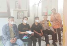 Kapolres Barsel Bezuk Wartawan Di RSUD Dorris Sylvanus Palangka Raya