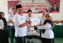 Pelantikan Plt. Kepsek SMKN 1 Buntok oleh Plt. Kadis Pendidikan Provinsi Kalteng.