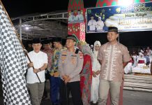 Polres Barsel Kawal dan Amankan Pawai Takbiran Idul Adha 1444 H