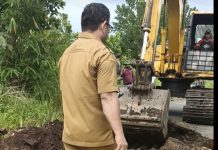 Dibongkar Jalan Matal Ujung (Jalan Sangomang) Kota Palangkaraya