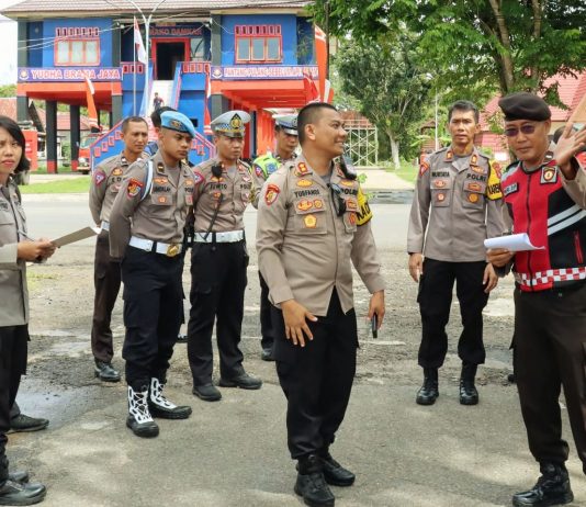Siapkan Pola Pengamanan Yang Maksimal, Polres Barsel Gelar Risk Asessment Jambore UMKM