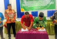 Kemenag Barsel Menerima Penyerahan Bantuan Alat Kalibrasi Arah Kiblat dari Pemda dan MoU dengan Rutan Buntok Serta Laksanakan Raker