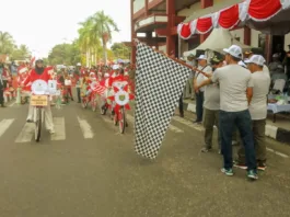 Lomba Sepeda Hias HUT Barsel