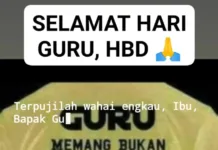 Ultah Guru Gemuruh Dalam Kesunyian