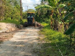 Pembukaan Jalan Penghubung Desa Danau Ganting Ke Desa Talio