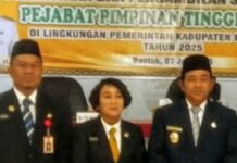 Bupati Lantik Pelaksana Harian Sekda Barsel