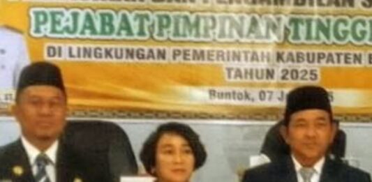 Bupati Lantik Pelaksana Harian Sekda Barsel