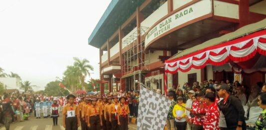 Lomba Gerak Jalan Di Peringatan HUT RI Ke 80