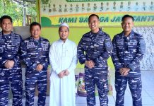Danlanal Kumai Tebar Kasih Ke Santri Sunanul Huda